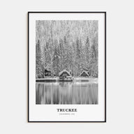 Truckee Portrait B&W Poster