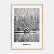 Truckee Portrait B&W Poster