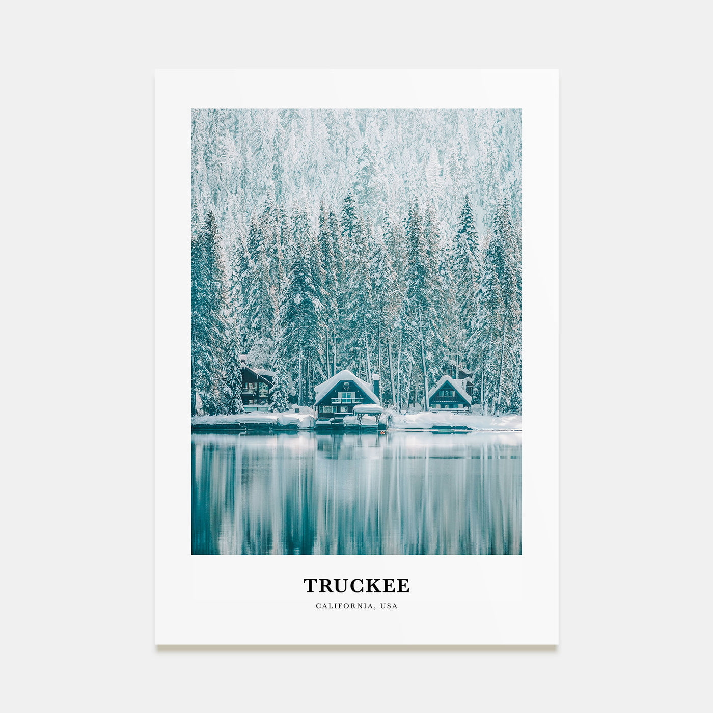 Truckee Portrait Color Poster