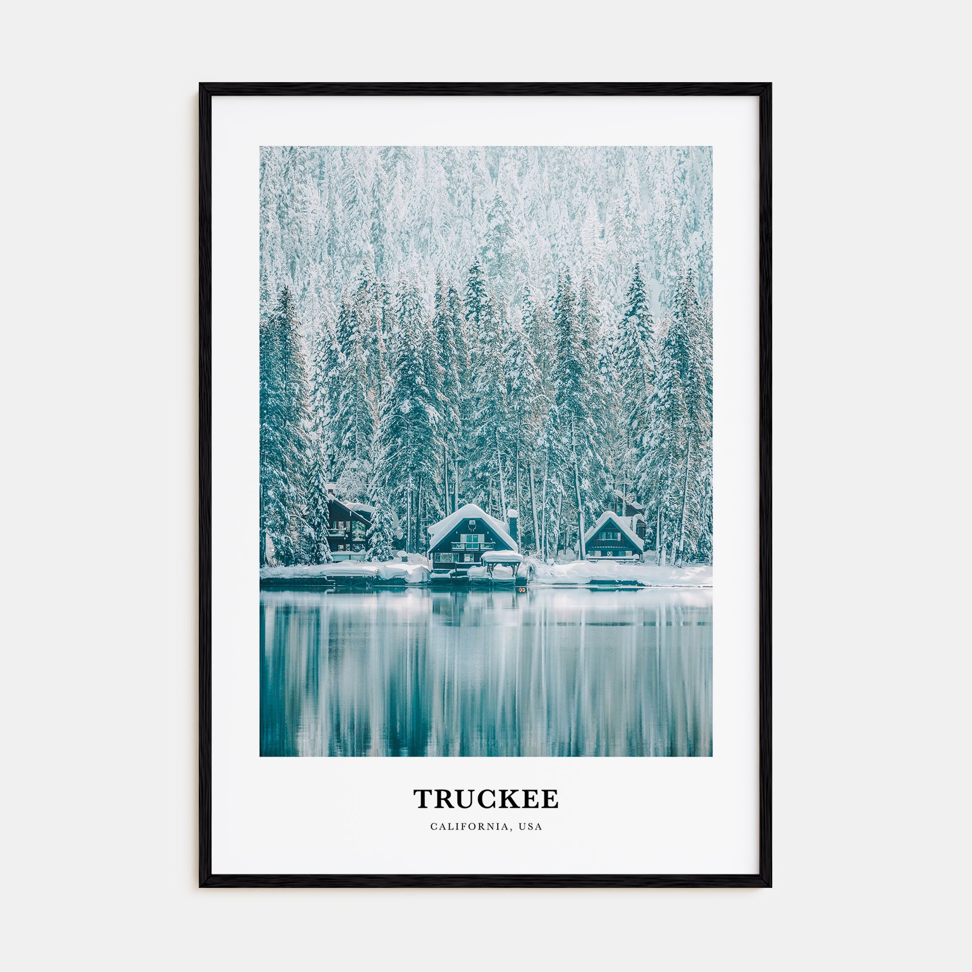Truckee Portrait Color Poster