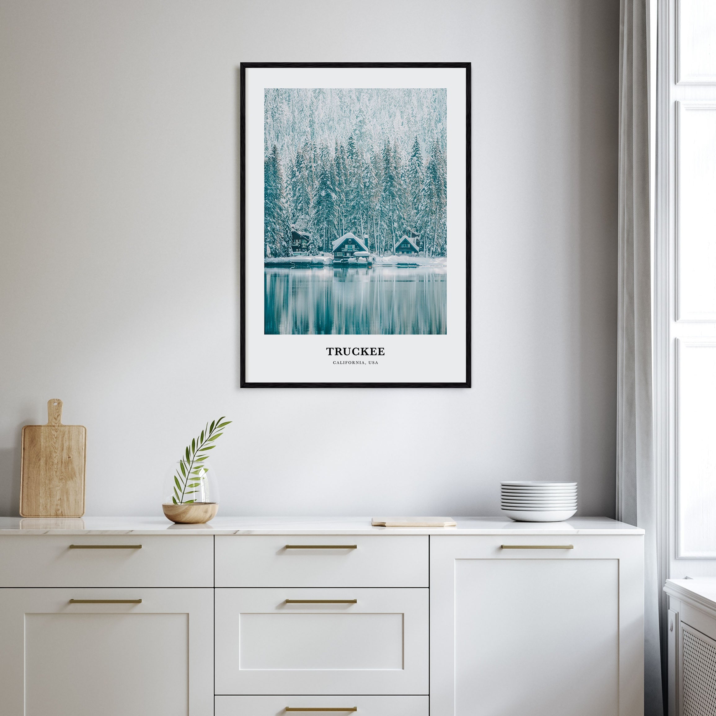 Truckee Portrait Color Poster