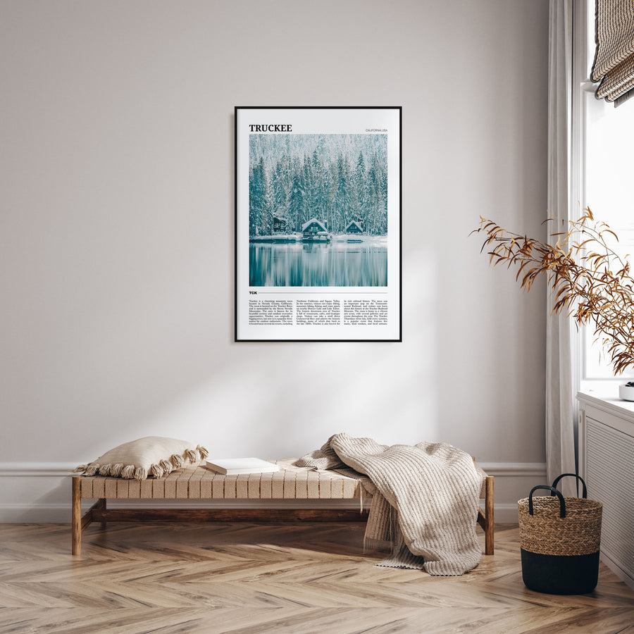 Truckee Travel Color Poster