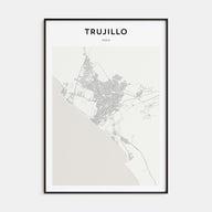 Trujillo Map Portrait Poster
