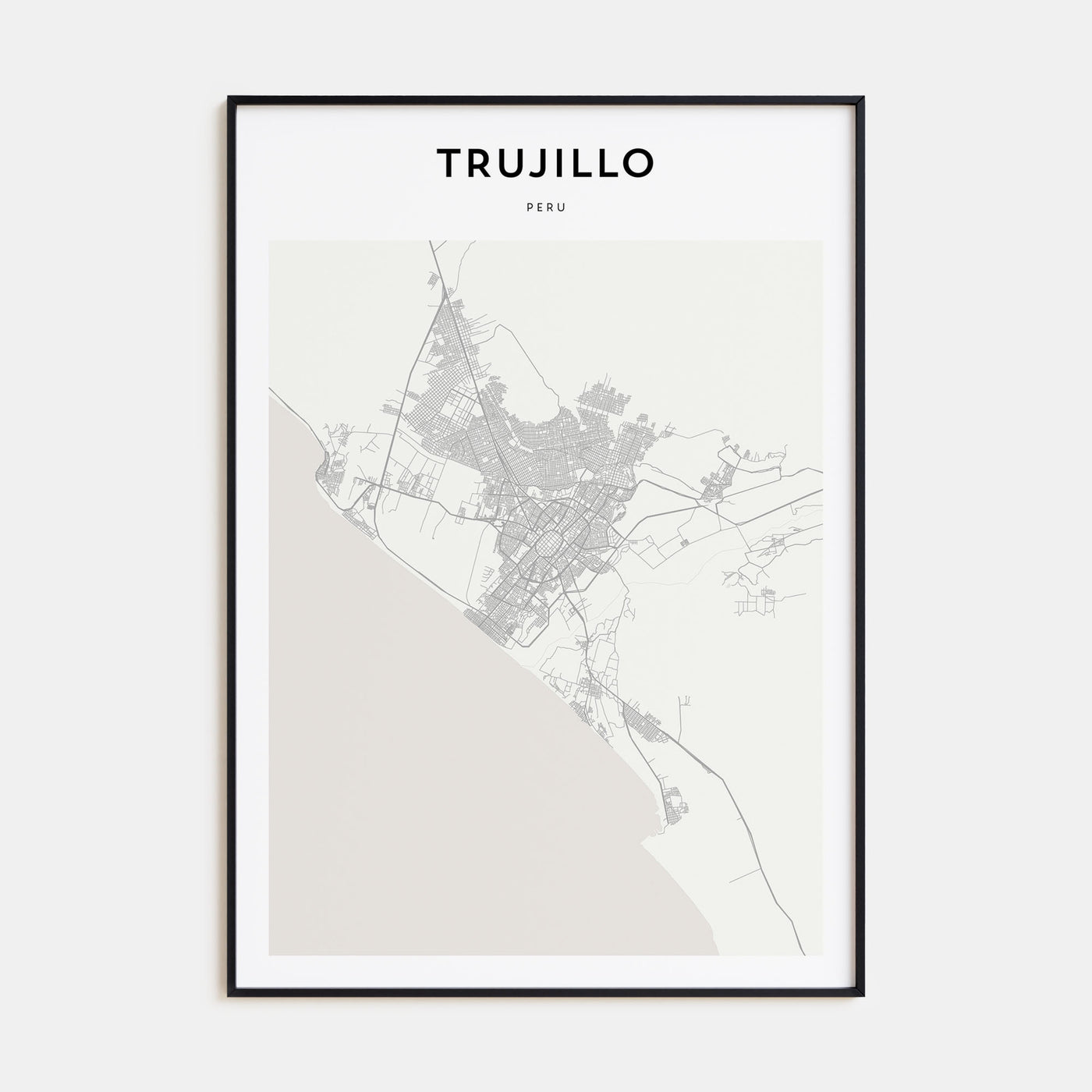 Trujillo Map Portrait Poster