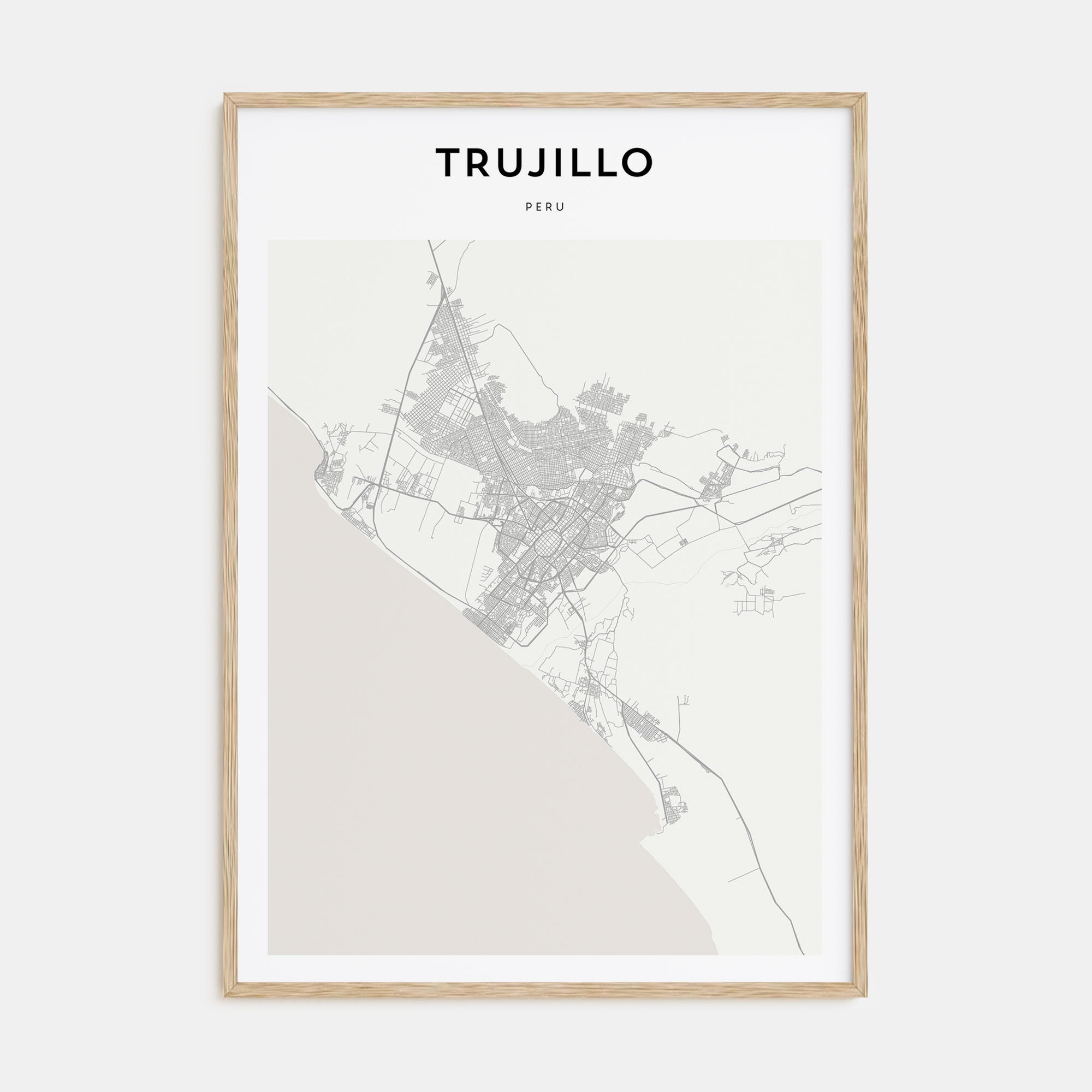 Trujillo Map Portrait Poster
