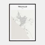 Trujillo Map Portrait Poster