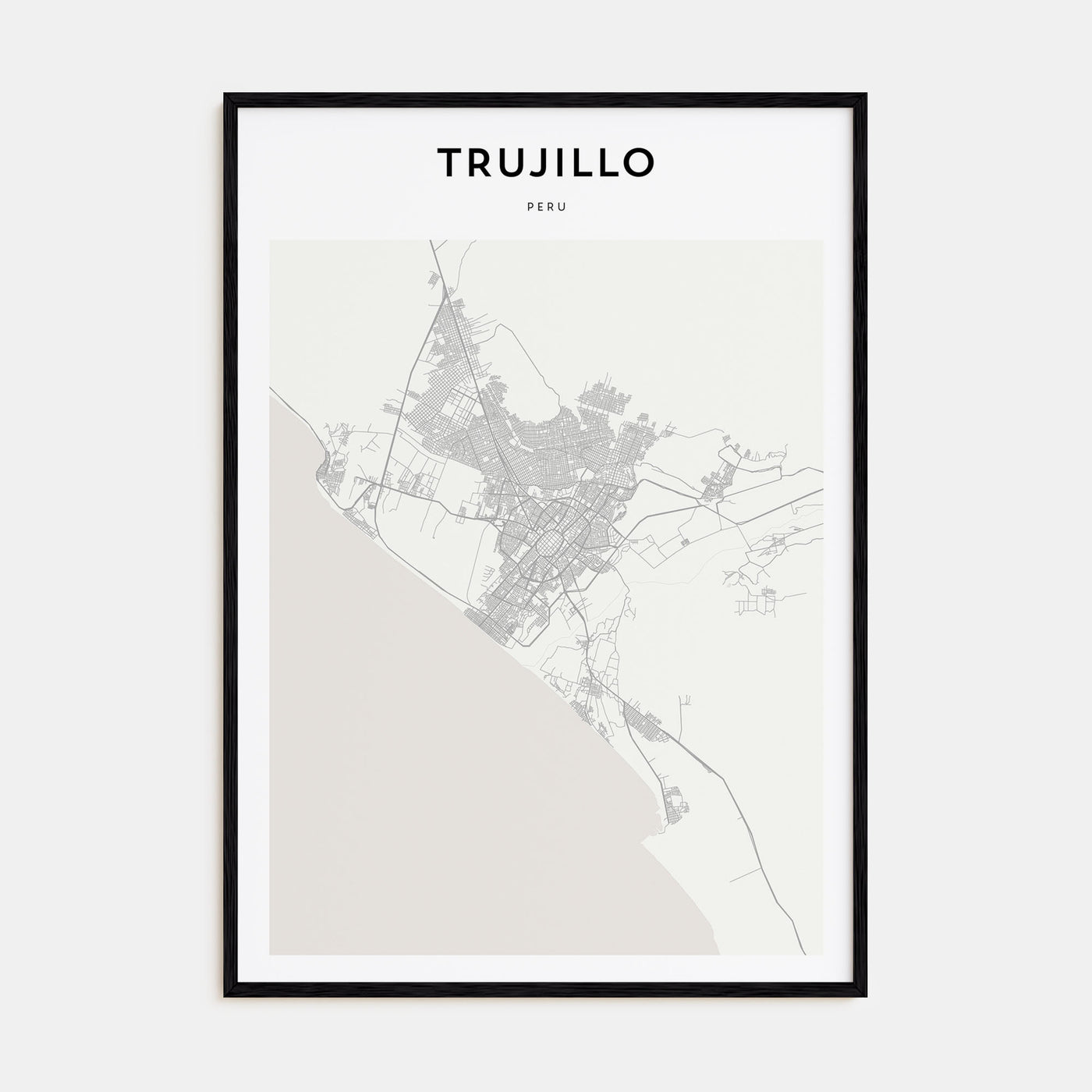 Trujillo Map Portrait Poster