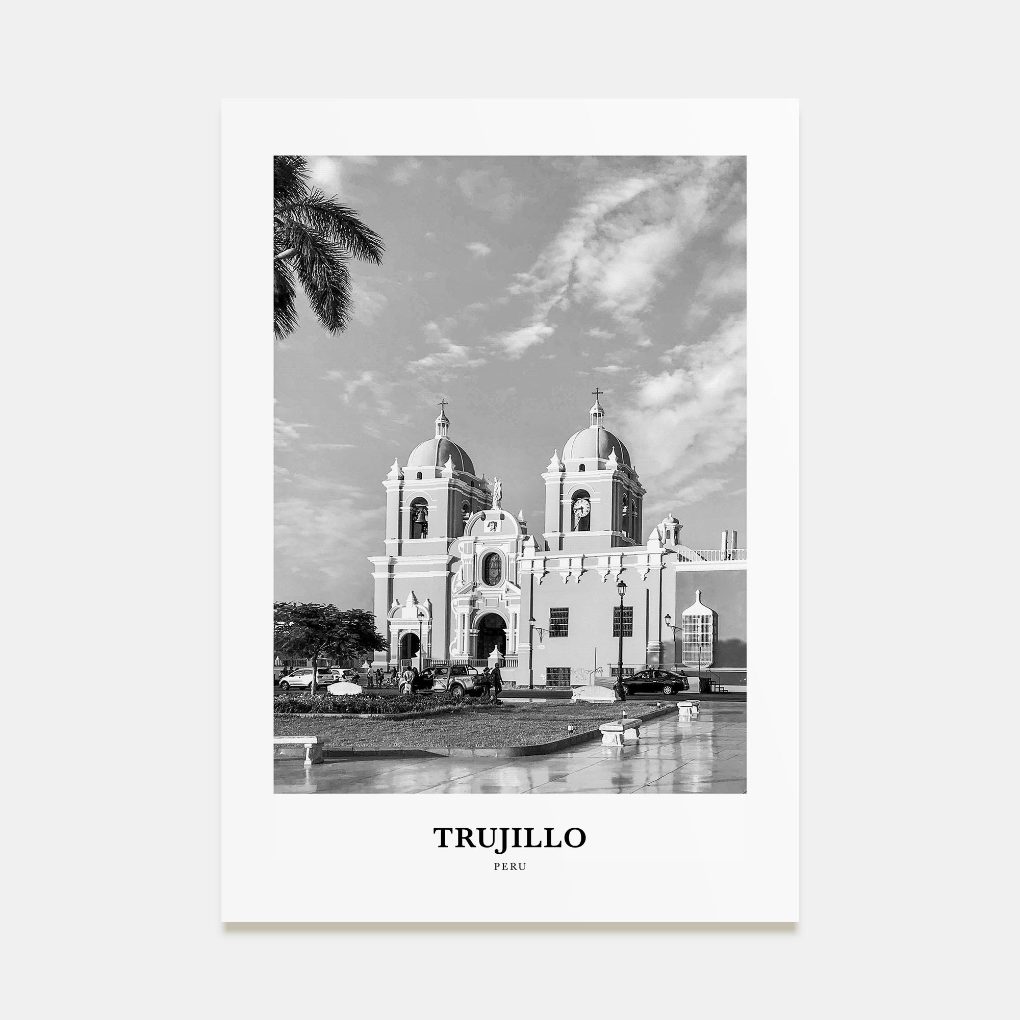 Trujillo Portrait B&W Poster
