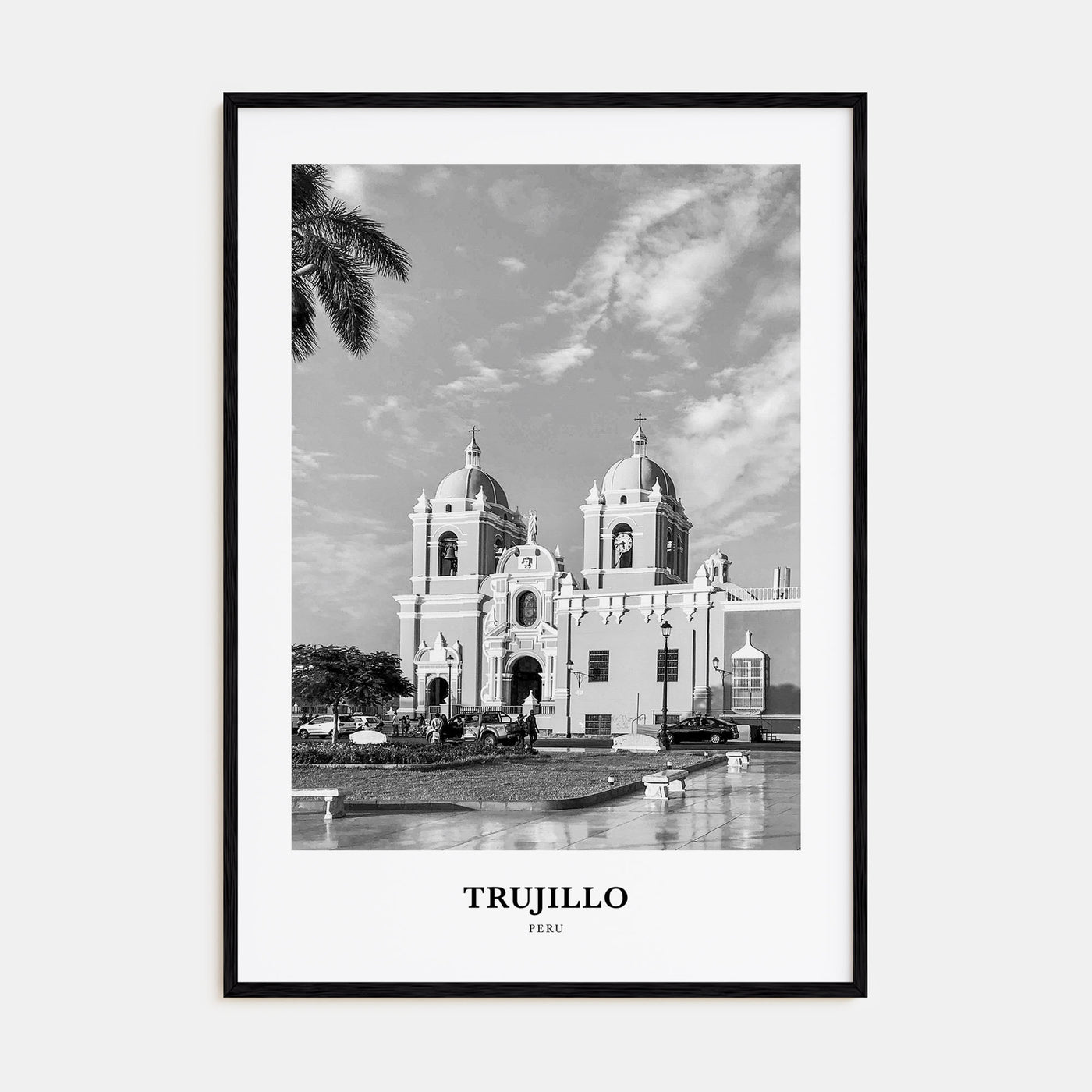 Trujillo Portrait B&W Poster