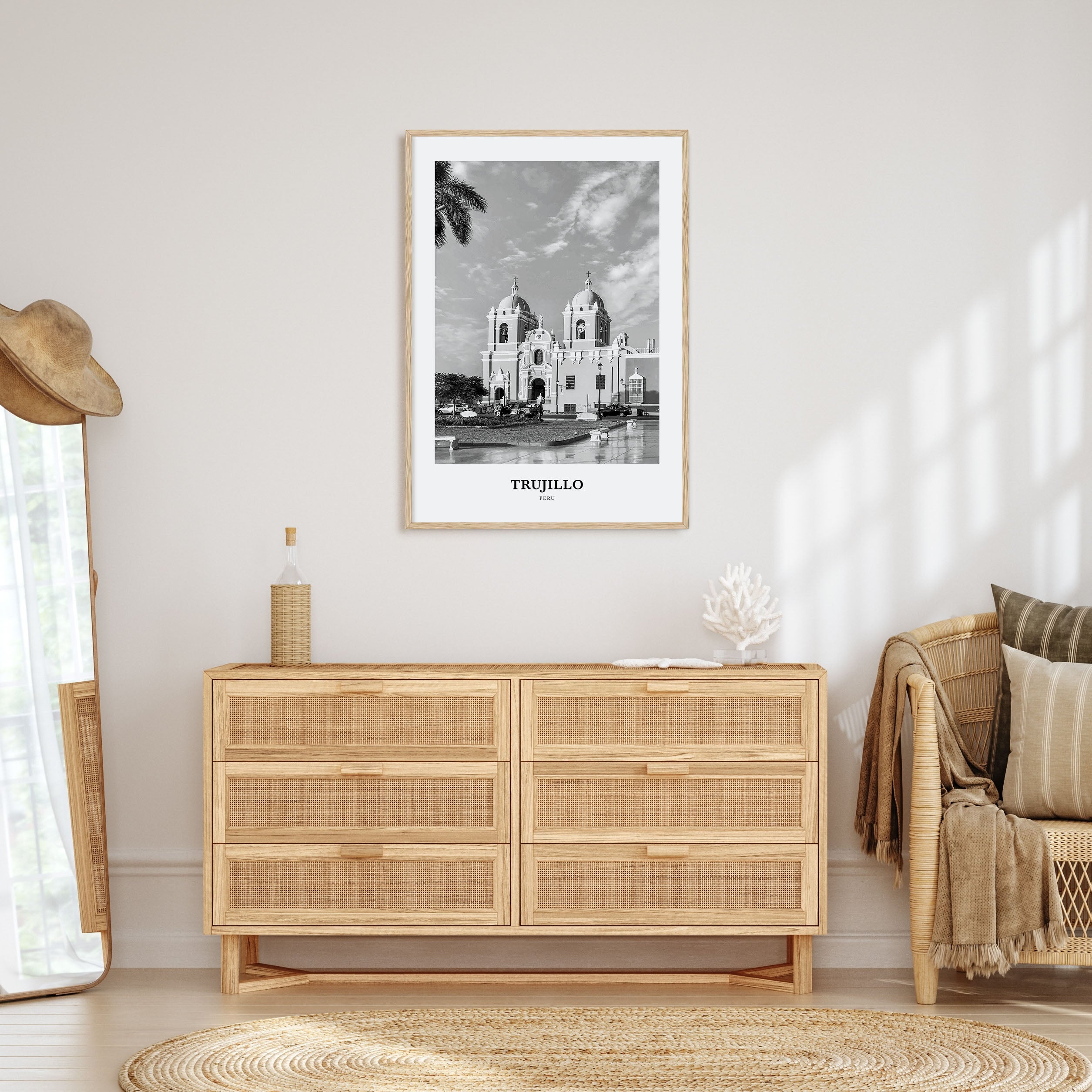 Trujillo Portrait B&W Poster