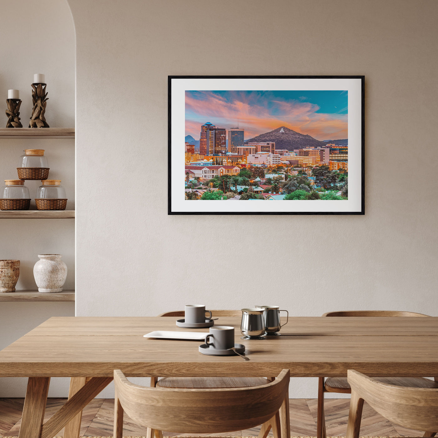 Tucson Landscape Color Poster