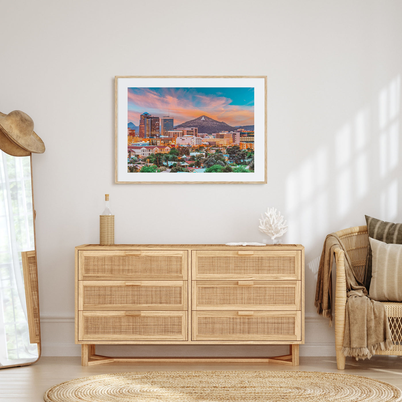 Tucson Landscape Color Poster