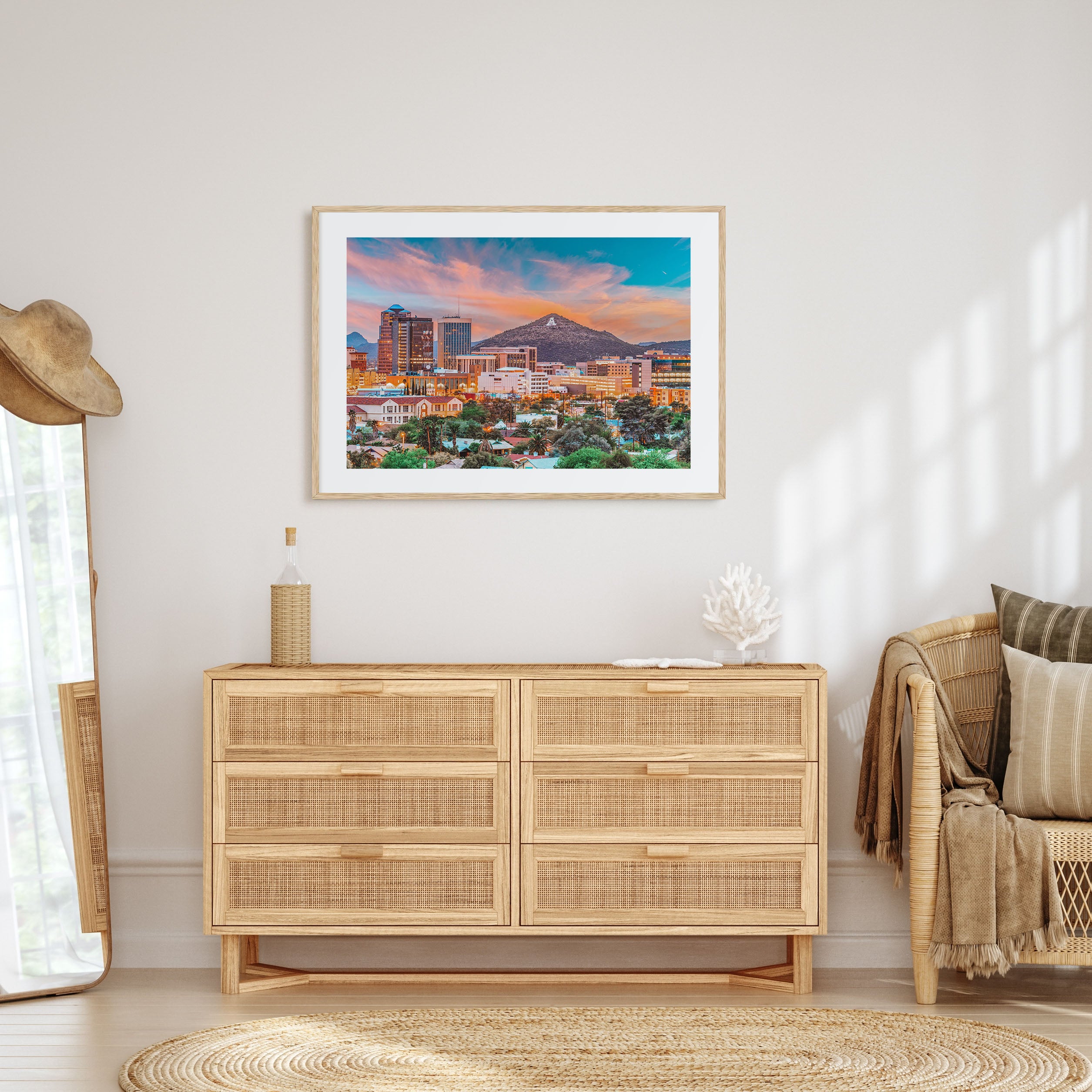 Tucson Landscape Color Poster