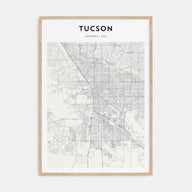 Tucson Map Portrait Poster