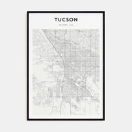 Tucson Map Portrait Poster