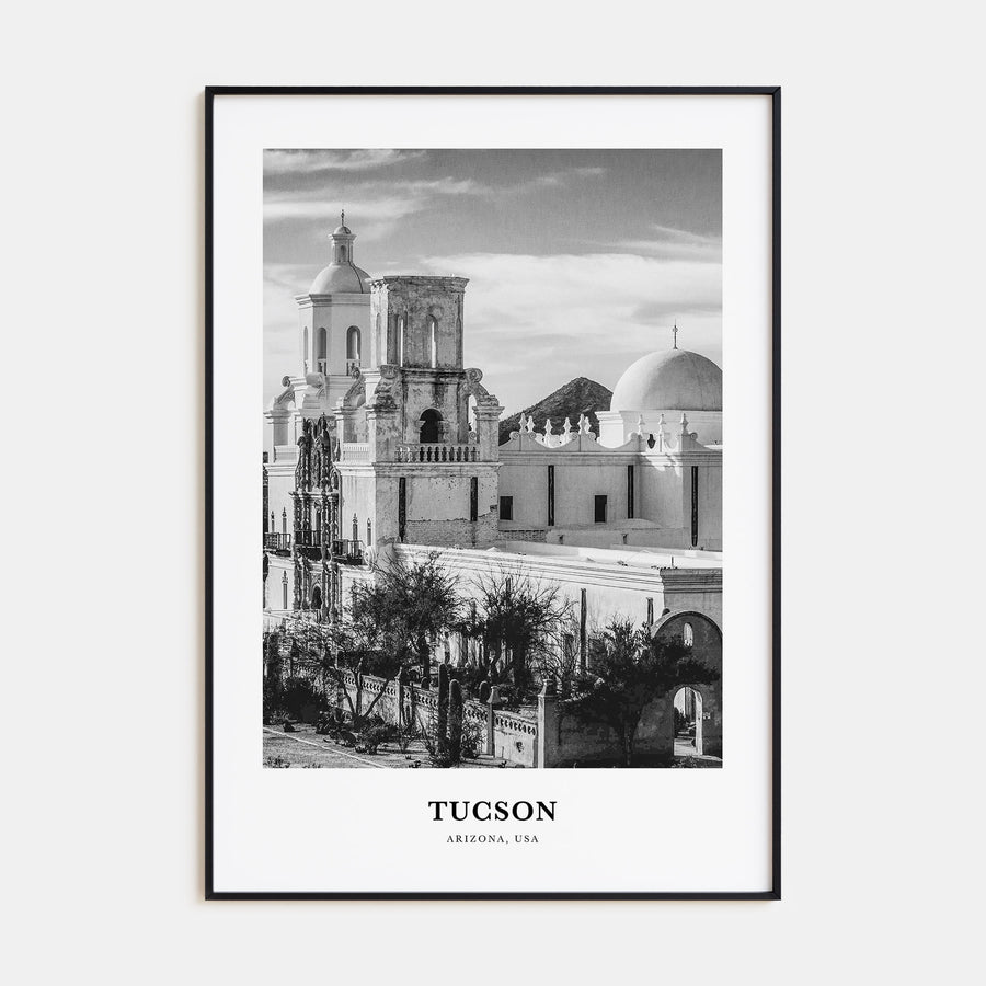 Tucson Portrait B&W No 1 Poster