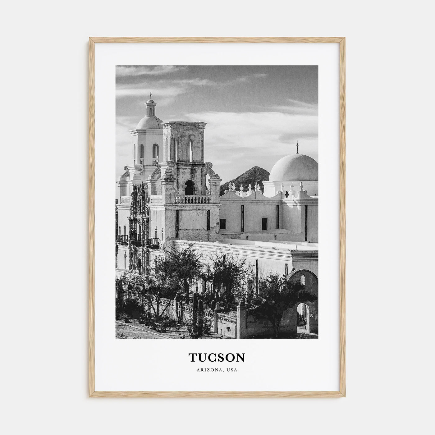 Tucson Portrait B&W No 1 Poster