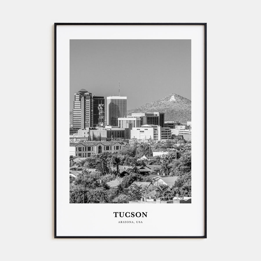 Tucson Portrait B&W No 2 Poster