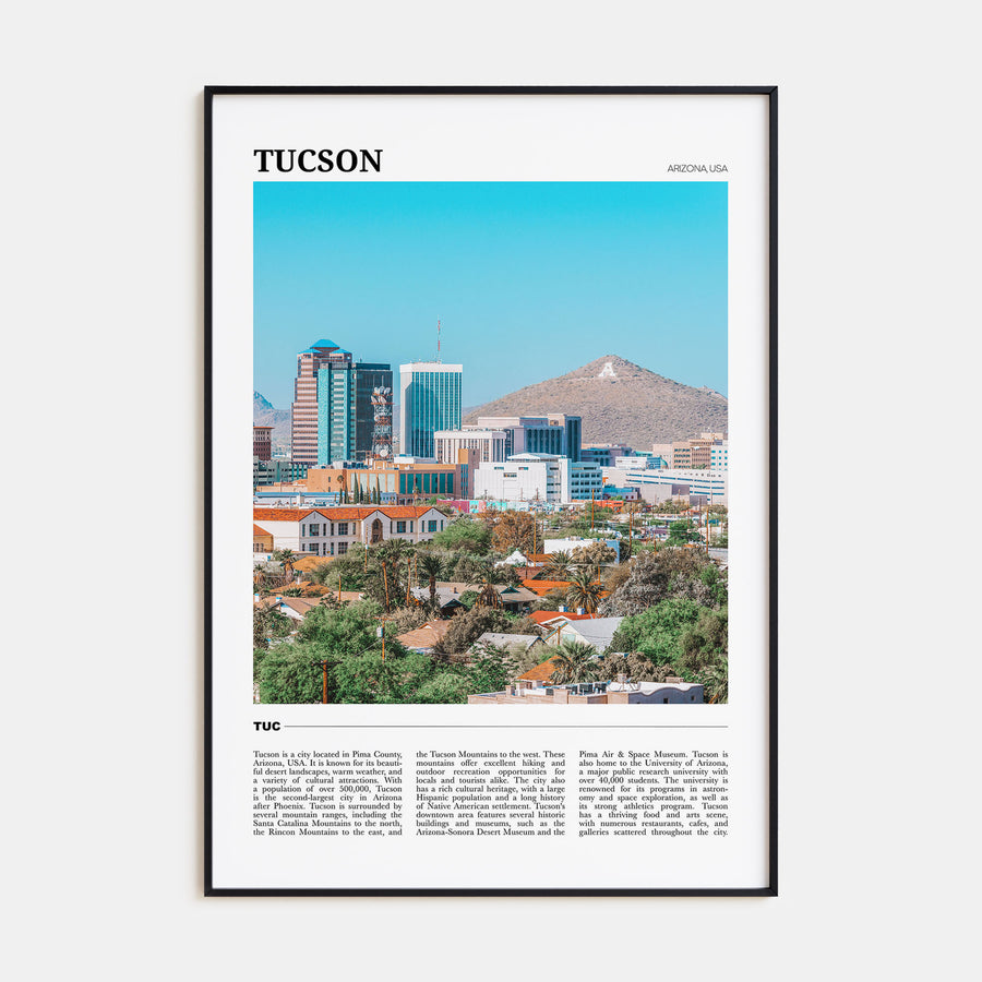 Tucson Travel Color No 2 Poster