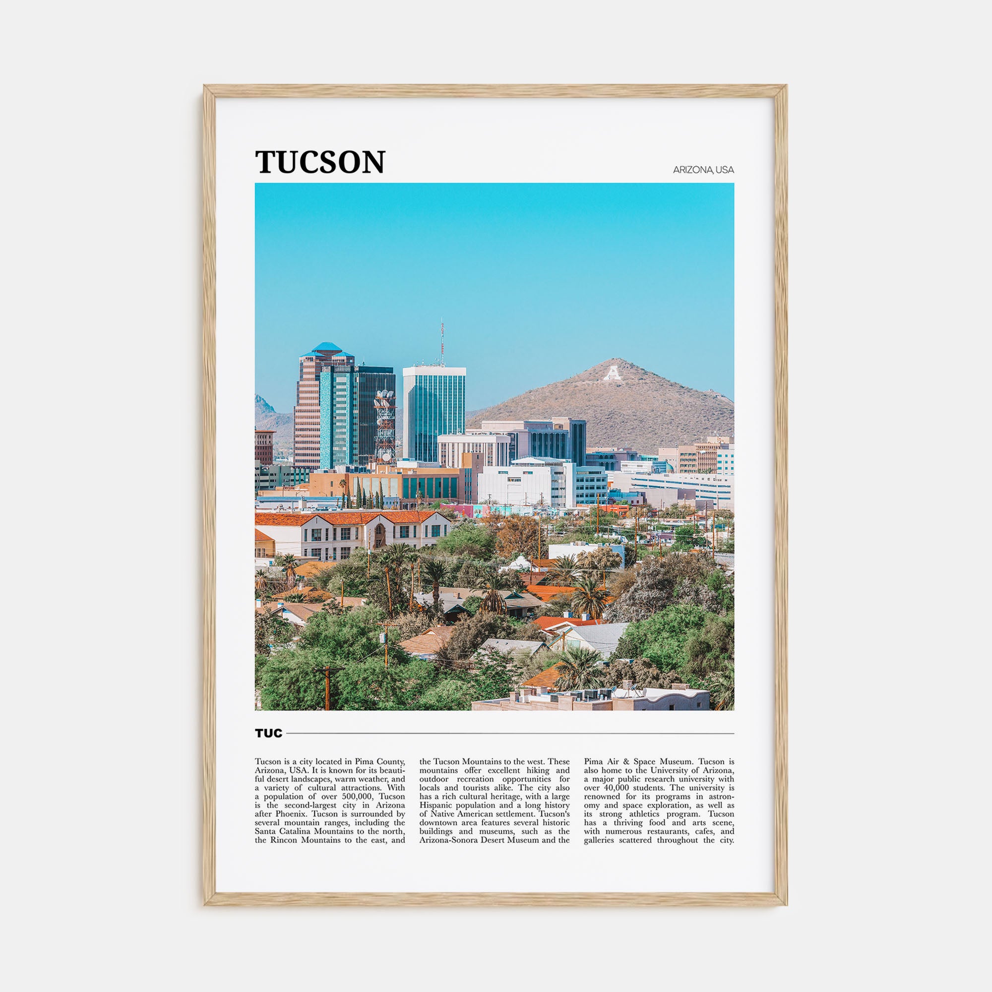 Tucson Travel Color No 2 Poster