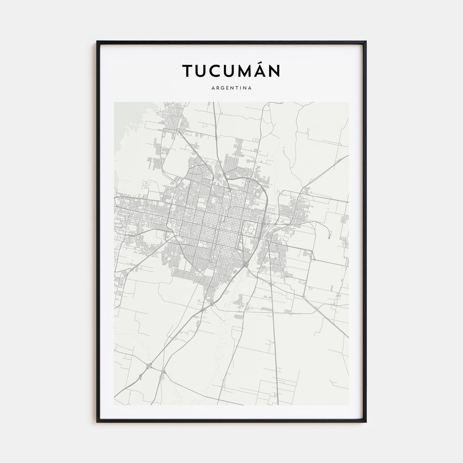 Tucumán Map Portrait Poster