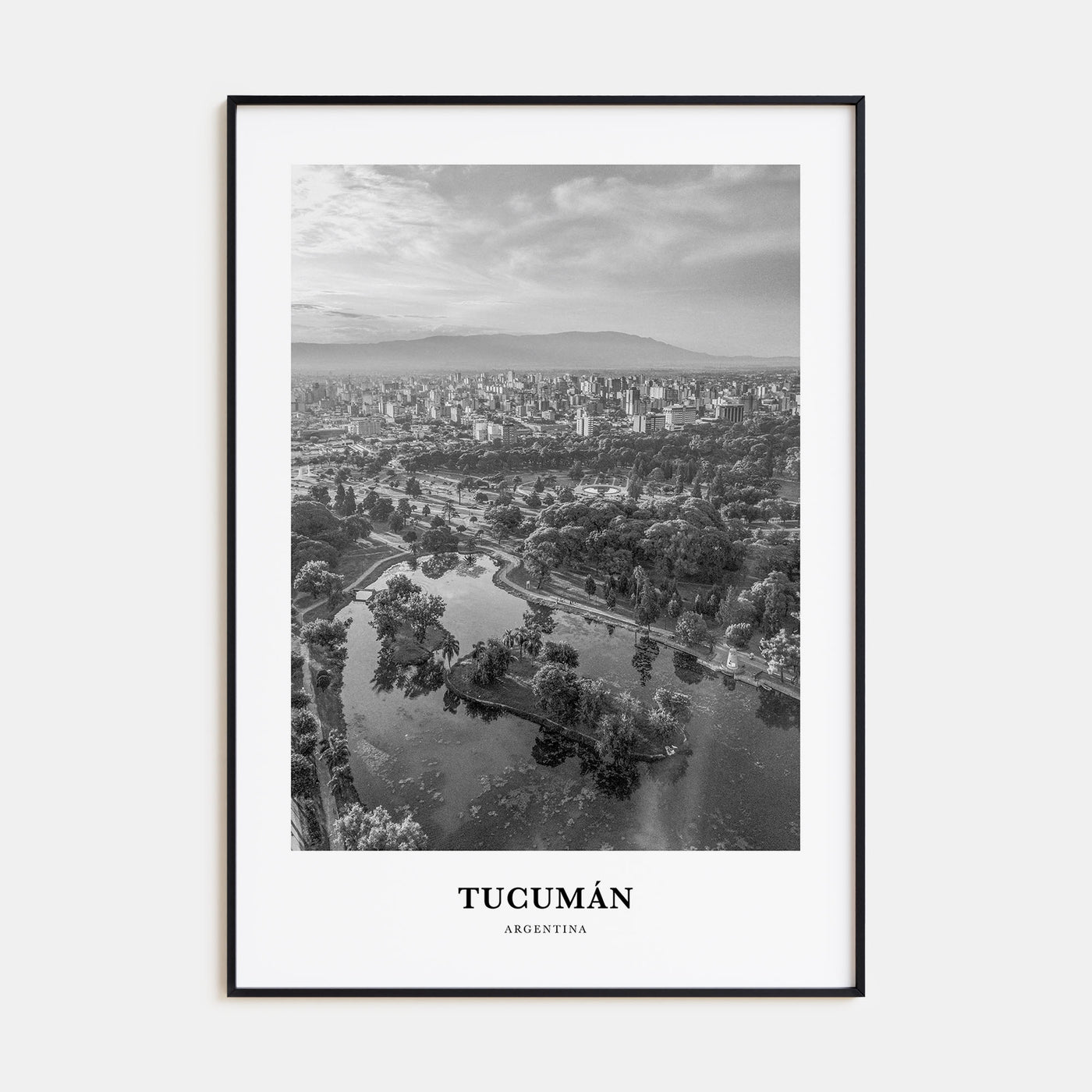 Tucumán Portrait B&W Poster