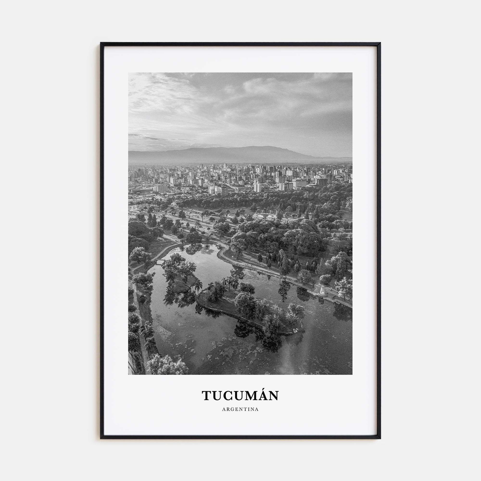 Tucumán Portrait B&W Poster