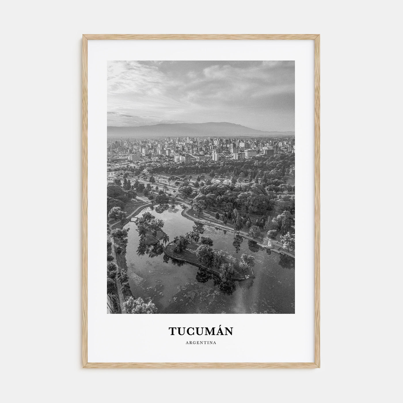 Tucumán Portrait B&W Poster