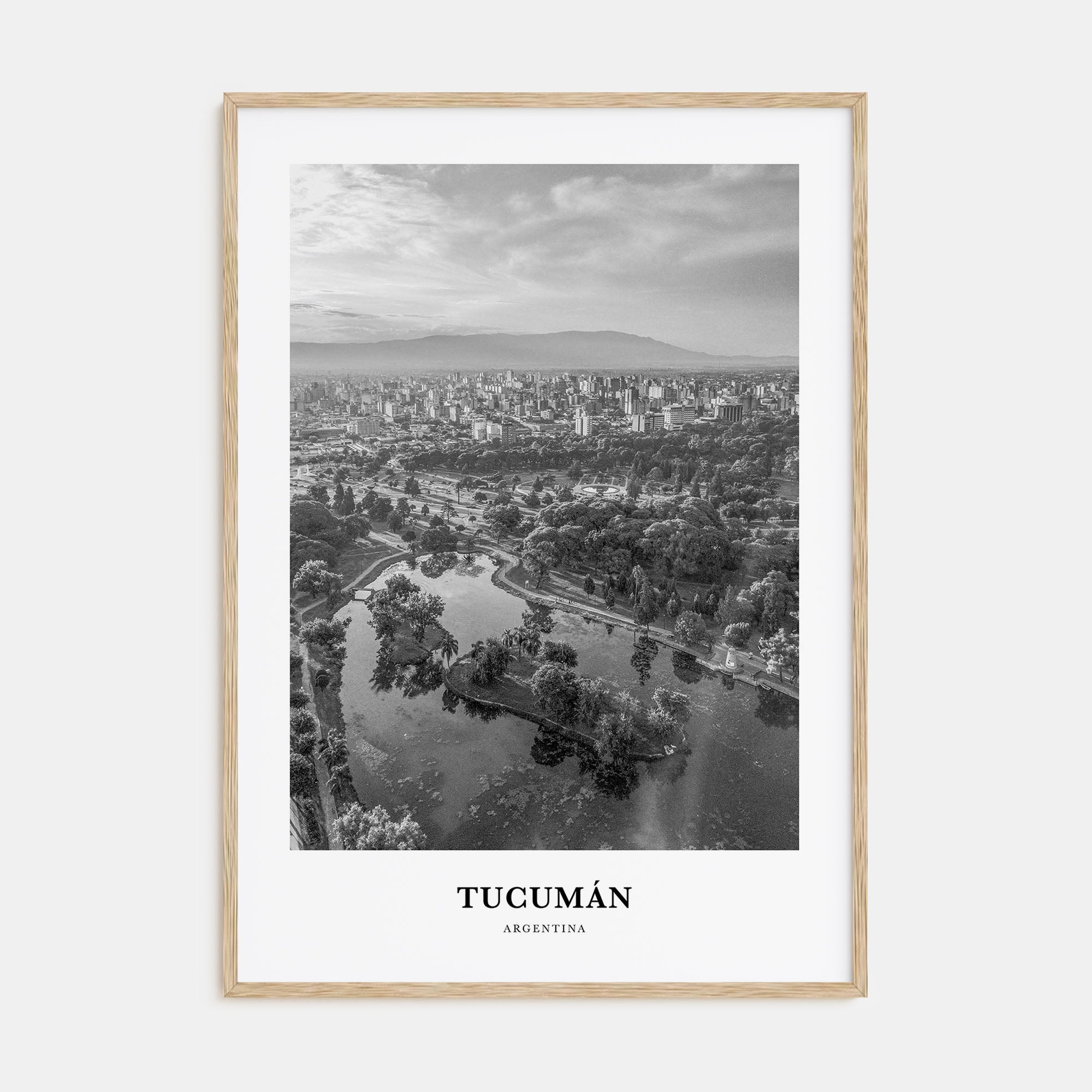 Tucumán Portrait B&W Poster