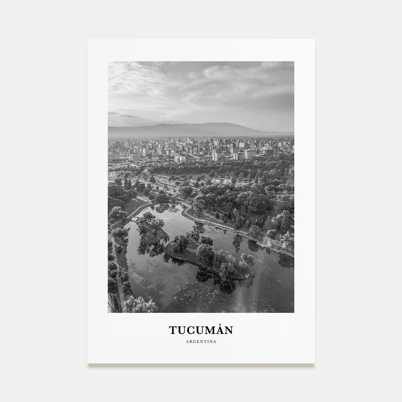 Tucumán Portrait B&W Poster