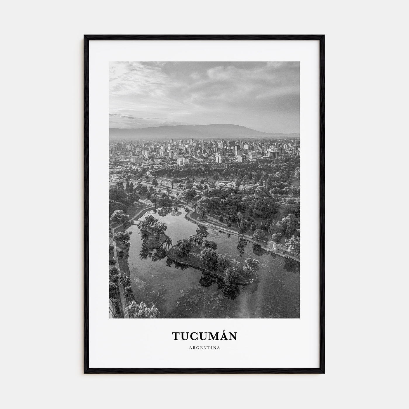 Tucumán Portrait B&W Poster