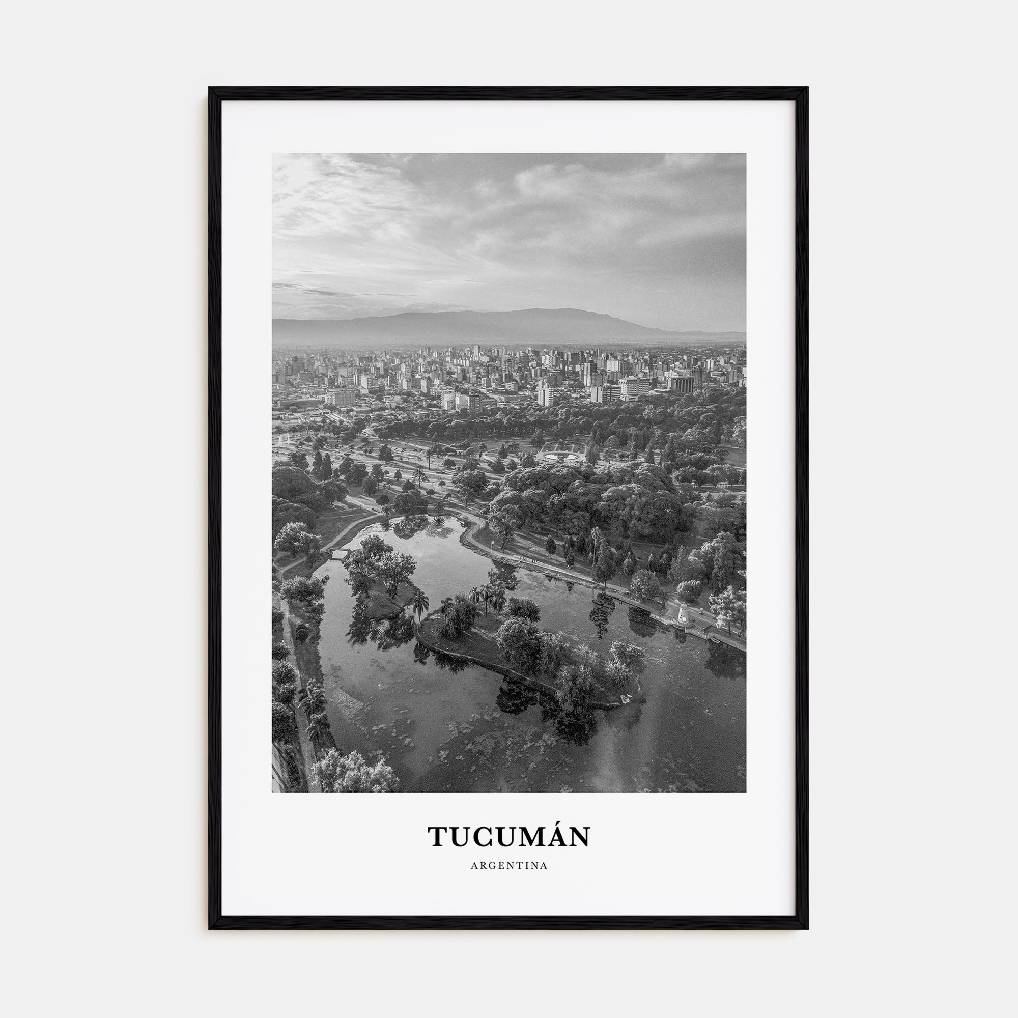 Tucumán Portrait B&W Poster