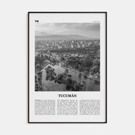 Tucumán Travel B&W Poster