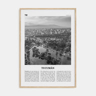 Tucumán Travel B&W Poster