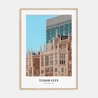 Tudor City Portrait Color Poster