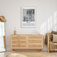 Tudor City Travel B&W Poster