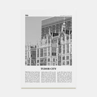 Tudor City Travel B&W Poster