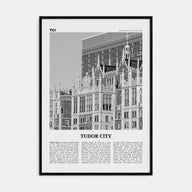 Tudor City Travel B&W Poster