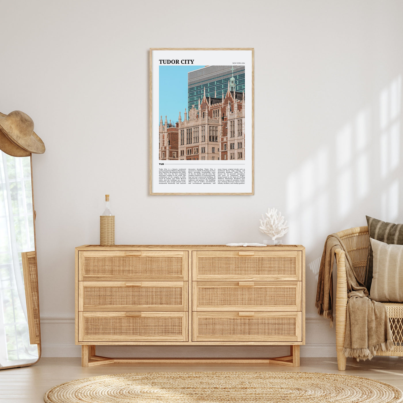 Tudor City Travel Color Poster