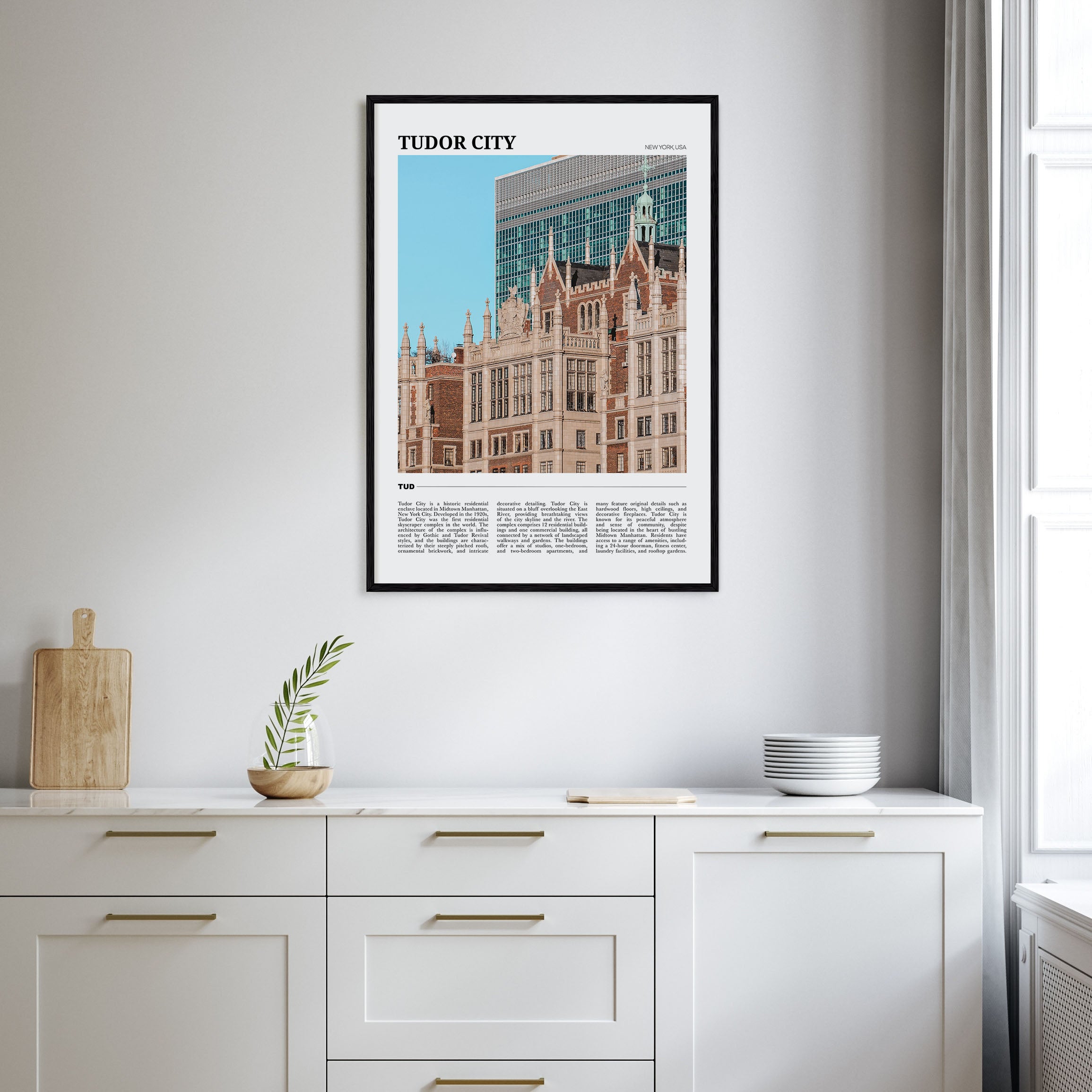 Tudor City Travel Color Poster