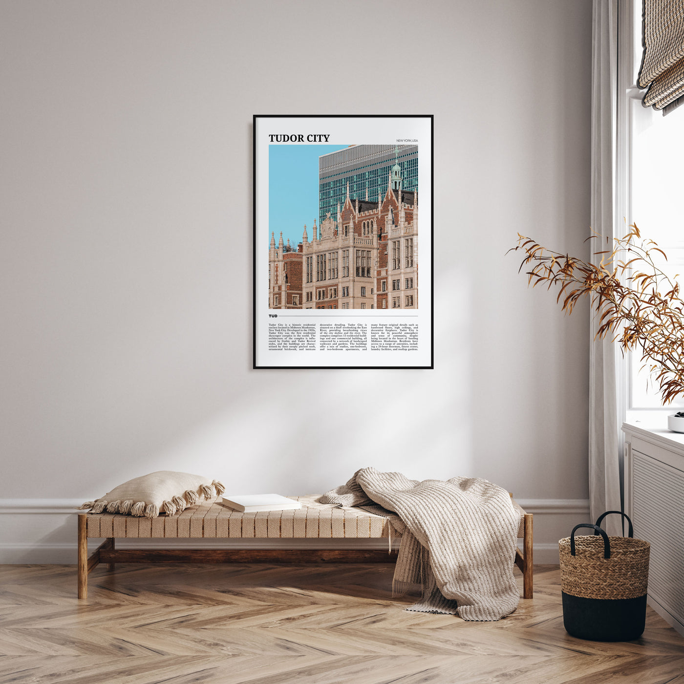 Tudor City Travel Color Poster
