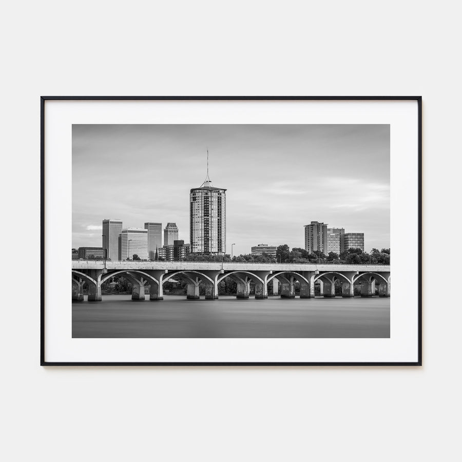 Tulsa Landscape B&W Poster