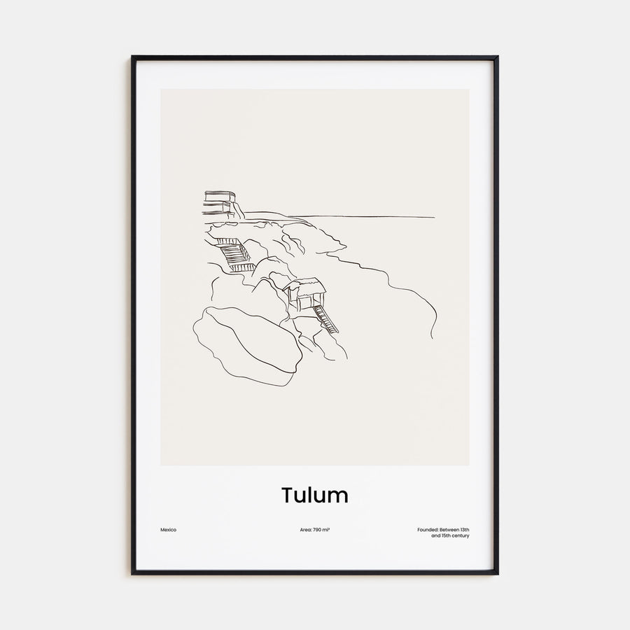Tulum Drawn Poster