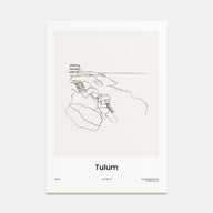 Tulum Drawn Poster