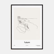 Tulum Drawn Poster