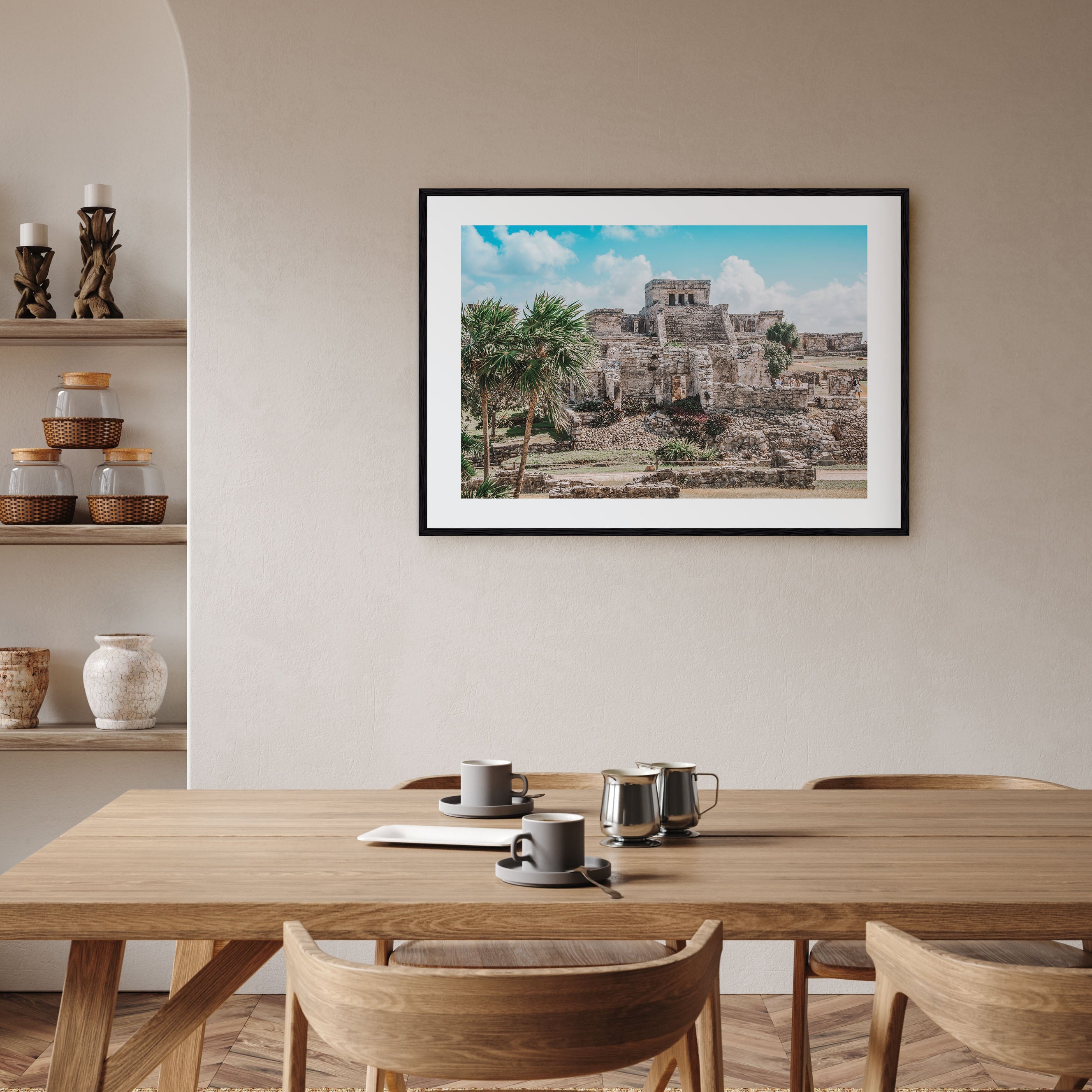 Tulum Landscape Color Poster