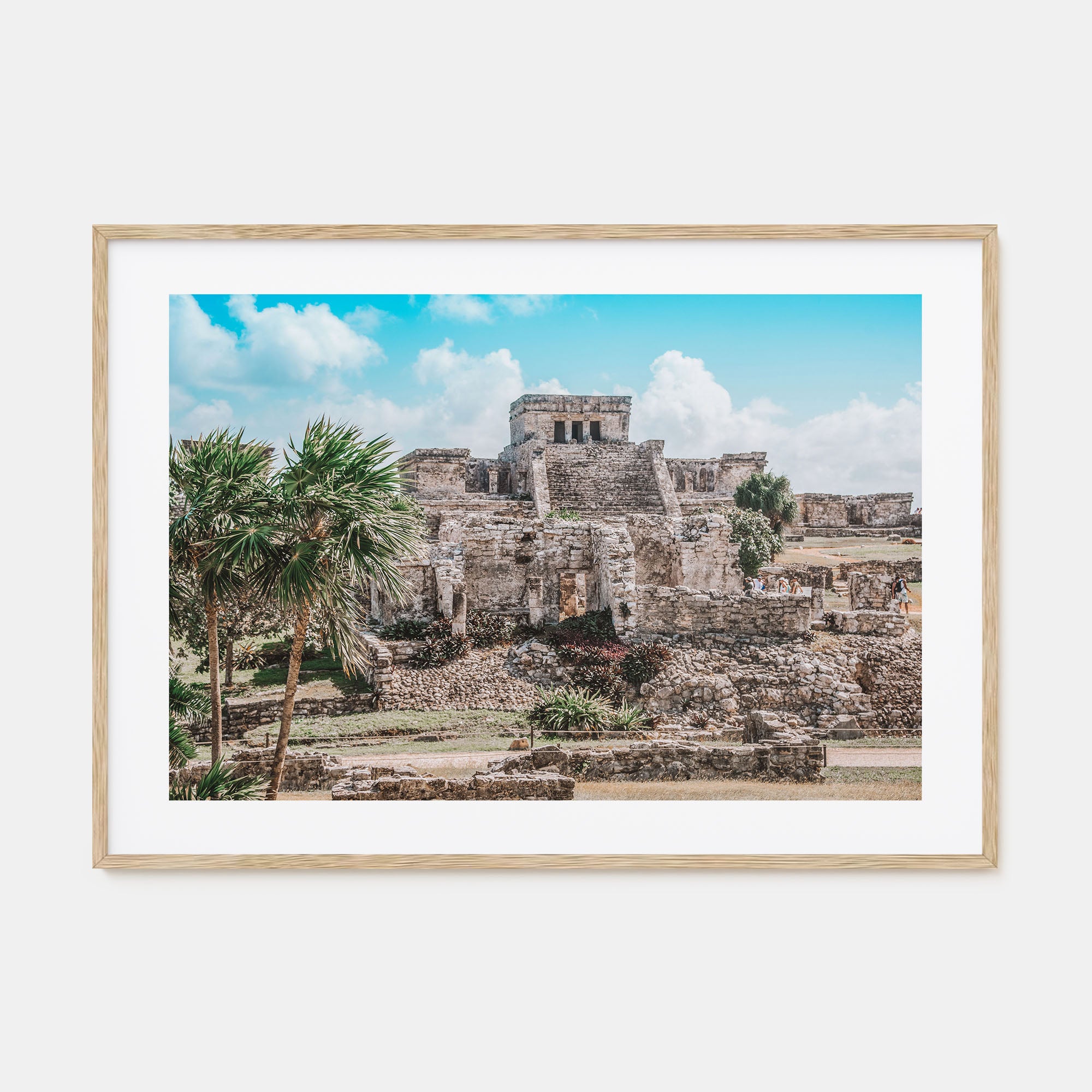 Tulum Landscape Color Poster