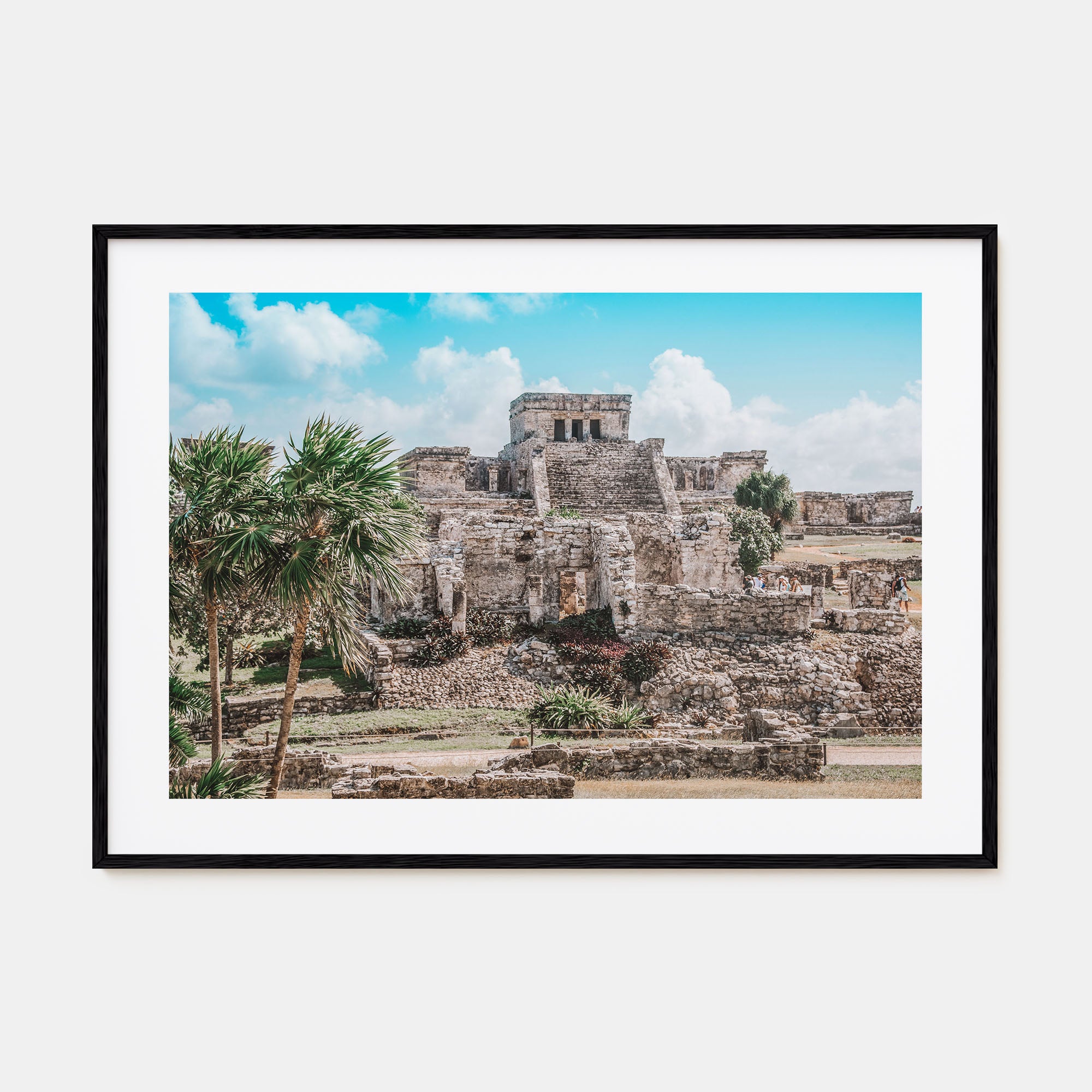 Tulum Landscape Color Poster