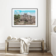 Tulum Landscape Color Poster