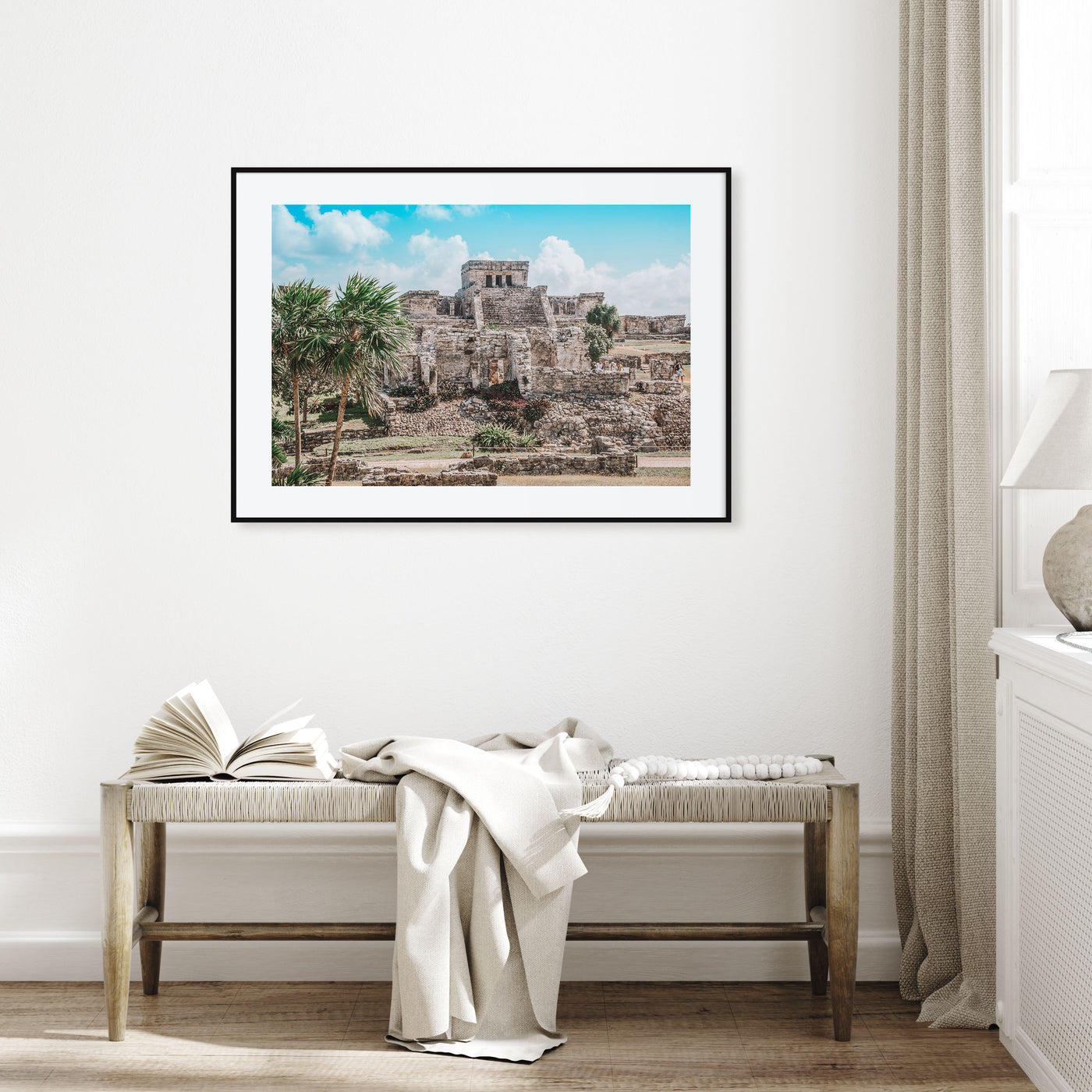 Tulum Landscape Color Poster